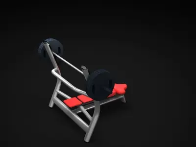 Bench Horizontal 3D model