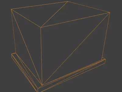 Electrical Box Low-poly 3D model purchase