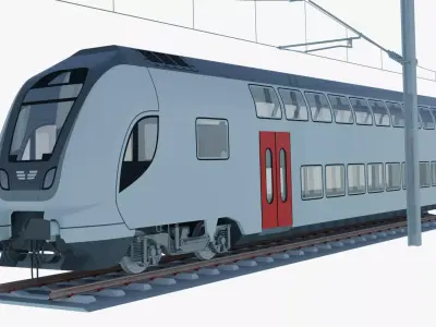 Bombardier Twindexx train 3D model