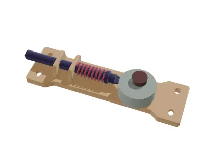 Radial Cam 3D model