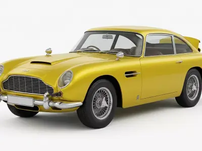 Classic British Grand Tourer 3D model