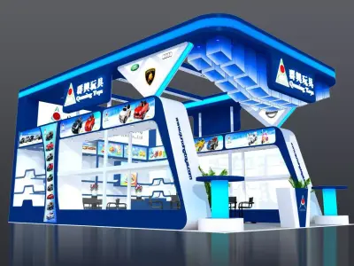 Exhibition - Area - 9X6-3DMAX2010-0108 3D model