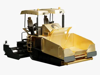3D Realistic Asphalt Paver Truck by Terlan125 3D model