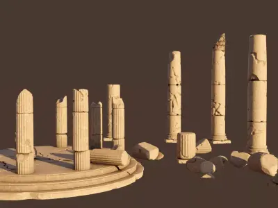 Roman Ruins Asset Pack Free 3D model