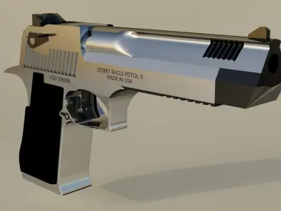 Desert Eagle pistol 3D model