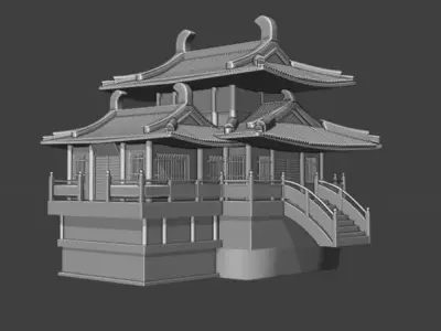 building Free 3D model
