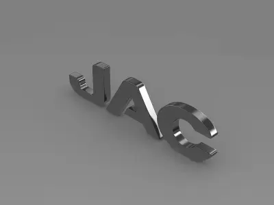 jac logo 3D model from CGTrader
