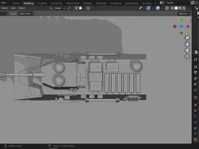 Ratel South African infantry fighting vehicle Free 3D model