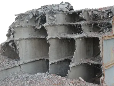 Destroyed Building1 3D model
