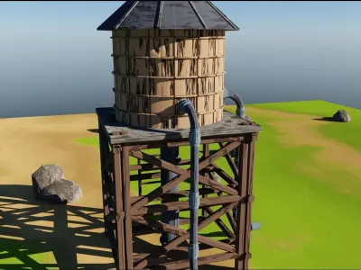 Water tank  Free 3D model