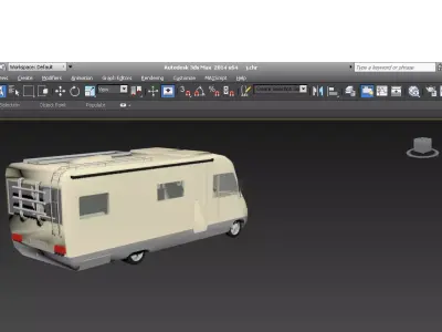 Hymer camper 3D print model