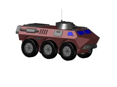 ARMORED VEHICLE AV 17 3D print model
