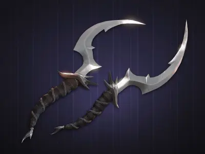 Fantasy Dagger 3 Low-poly 3D model