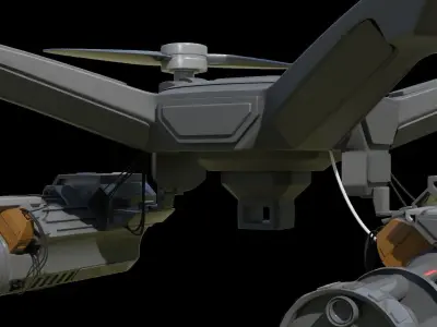 War Drone I Designed 3D model