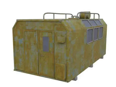  Military Training Wagon 3D model