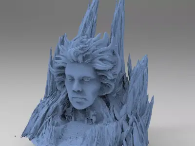 Fallen Angel cliffs 2  3D model