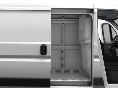 Citroen e Jumper Van L2H1 HQ Interior 2025 3D model