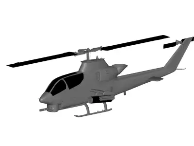 Bell AH-1 Cobra 3D model buy