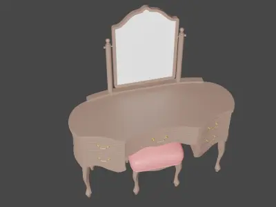 dresser 3D model Free 3D model 3D model