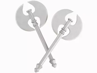 Stylized Axe 01  3D model