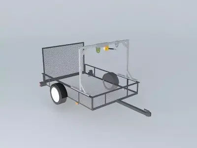 Trailer Lift Assembly Free 3D model