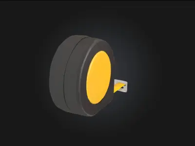 Tape Measure  Precision Tool for Practical Scenes 3D model