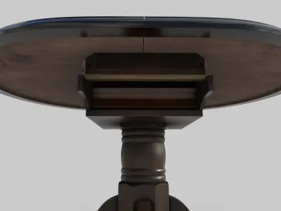 Antique Table 3D model purchase