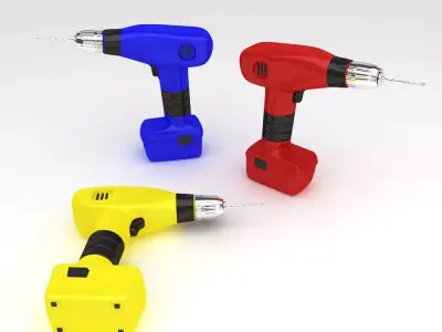 Drill machine 3d model 3D model