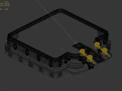Tang Magic Palace - Religion - platform 002 Free 3D model