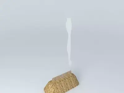 Strohhuette Museumsdorf Dueppel Free 3D model