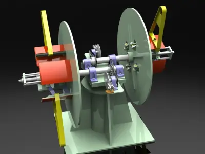 Uncoiler Brake  Free 3D model