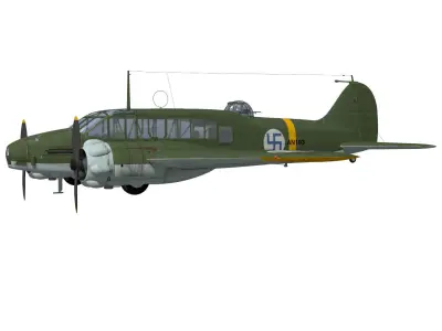 Avro Anson Mk1 early 3D model buy