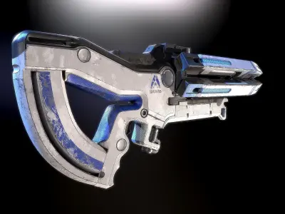 M-560 Hydra Mass Effect 3D model