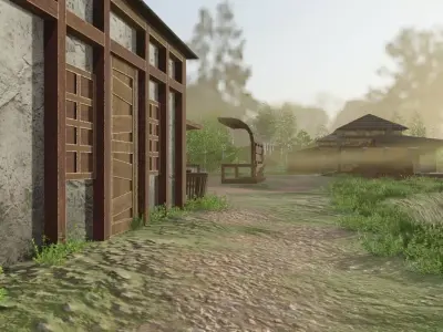 Waterway Village 3D model