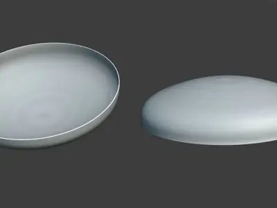 Torispherical Dish Free low-poly 3D model