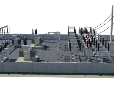 Substation  3D model