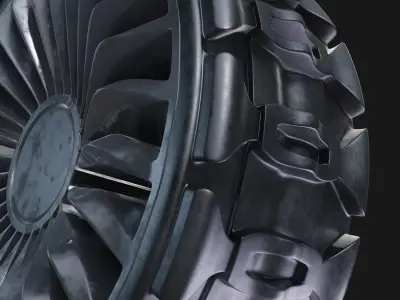 Air Free Wheel 3D 3D model