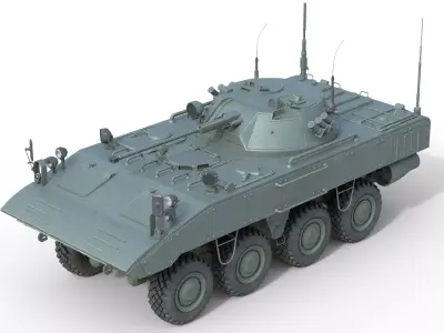K-17 Bumerang armored Infantry Fighting Vehicle  Low-poly 3D model