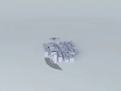 Creepy future city part 2 Free 3D model