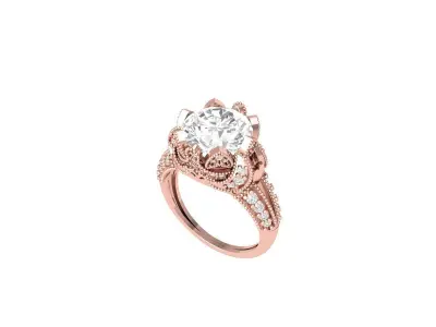 Wedding Ring 3D print model 103