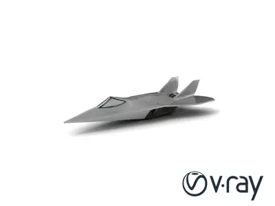 NightViper Stealth Fighter model pack Low-poly 3D model