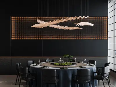 Restaurant private room 3D model