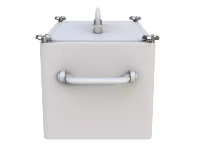 Plastic container 04 3D model