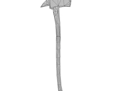 Game-Ready Axe 3D model