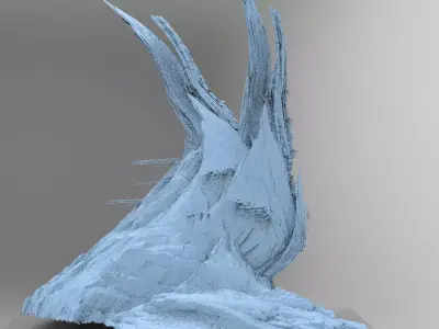 Alien Cliffs rock structure  3D model