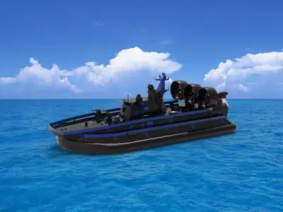 Hovercraft 3D print model