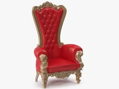 Santa Throne Chair  purchase 3D model