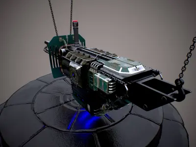 Flamethrower 3D model buy