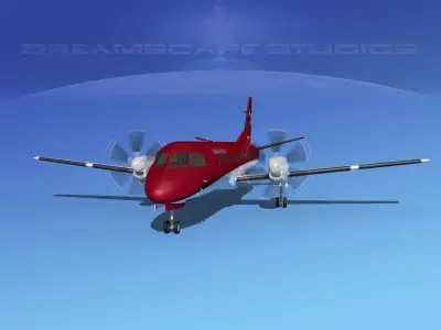 SAAB 2000 Galloway Regional 3D model