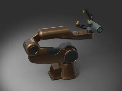 Robotic arm factory biomech hand helper  3D model